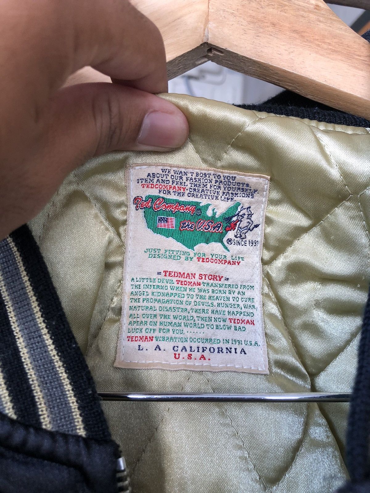 Vintage Vintage 90s Ted Company Embroidery Dragon Sukajan Jacket Size US XS / EU 42 / 0 - 7 Thumbnail