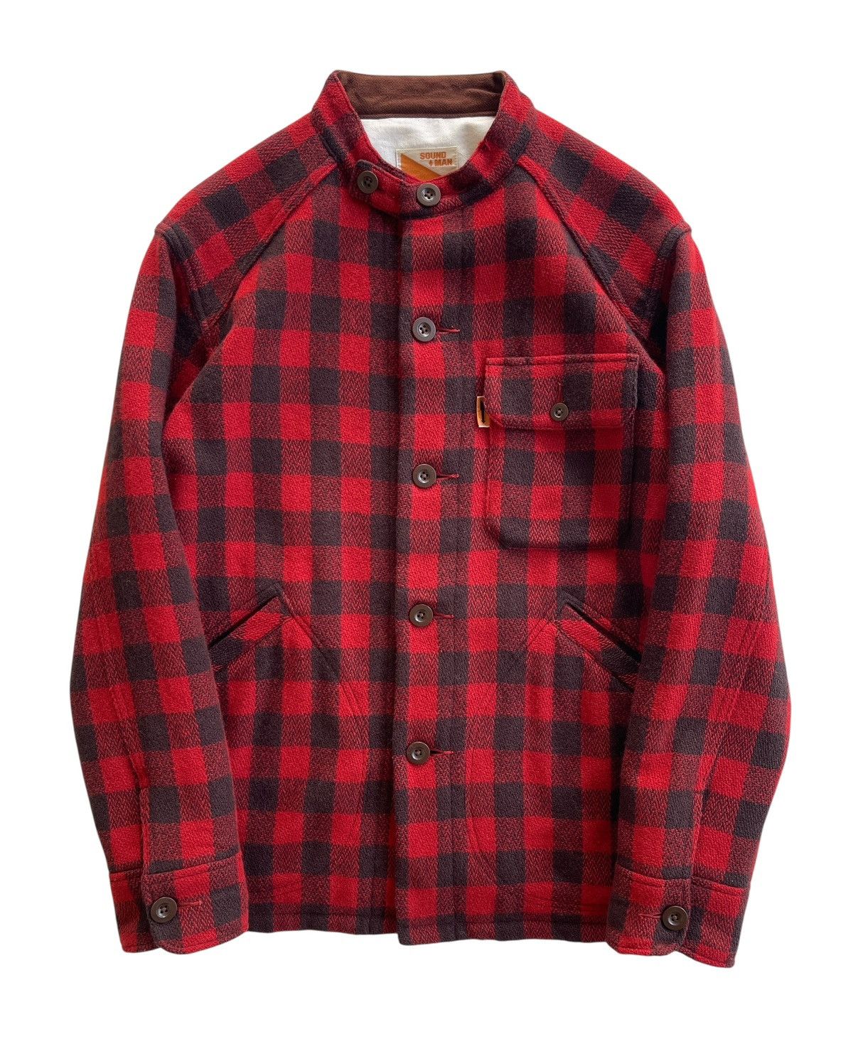 Soundman Soundman Wool Checked Workwear Jacket Size US M / EU 48-50 / 2 - 1 Thumbnail