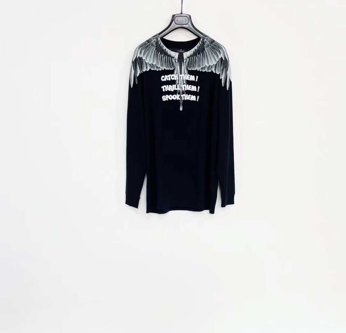 Marcelo Burlon Marcelo Burlon Wings Print 100% Cotton Long Sleeve J30 Size US S / EU 44-46 / 1 - 1 Thumbnail