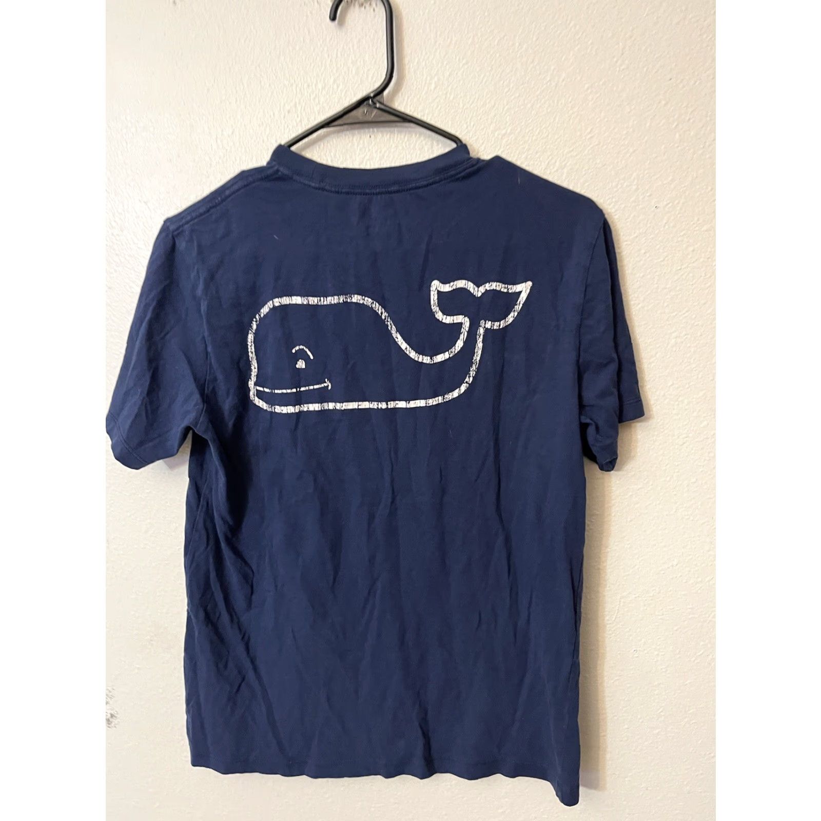Vineyard Vines Vineyard Vines T Shirt Mens XS Light Navy Blue Whale Pocket Short Sleeve Distres Size US XS / EU 42 / 0 - 2 Thumbnail