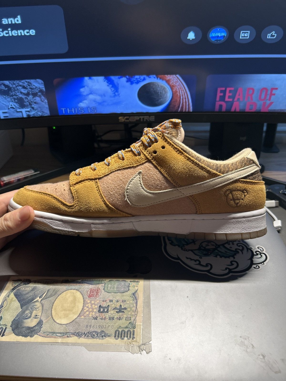 Nike Nike Dunk Low Teddy Bear Praline Size US 9.5 / EU 42-43 - 5 Thumbnail