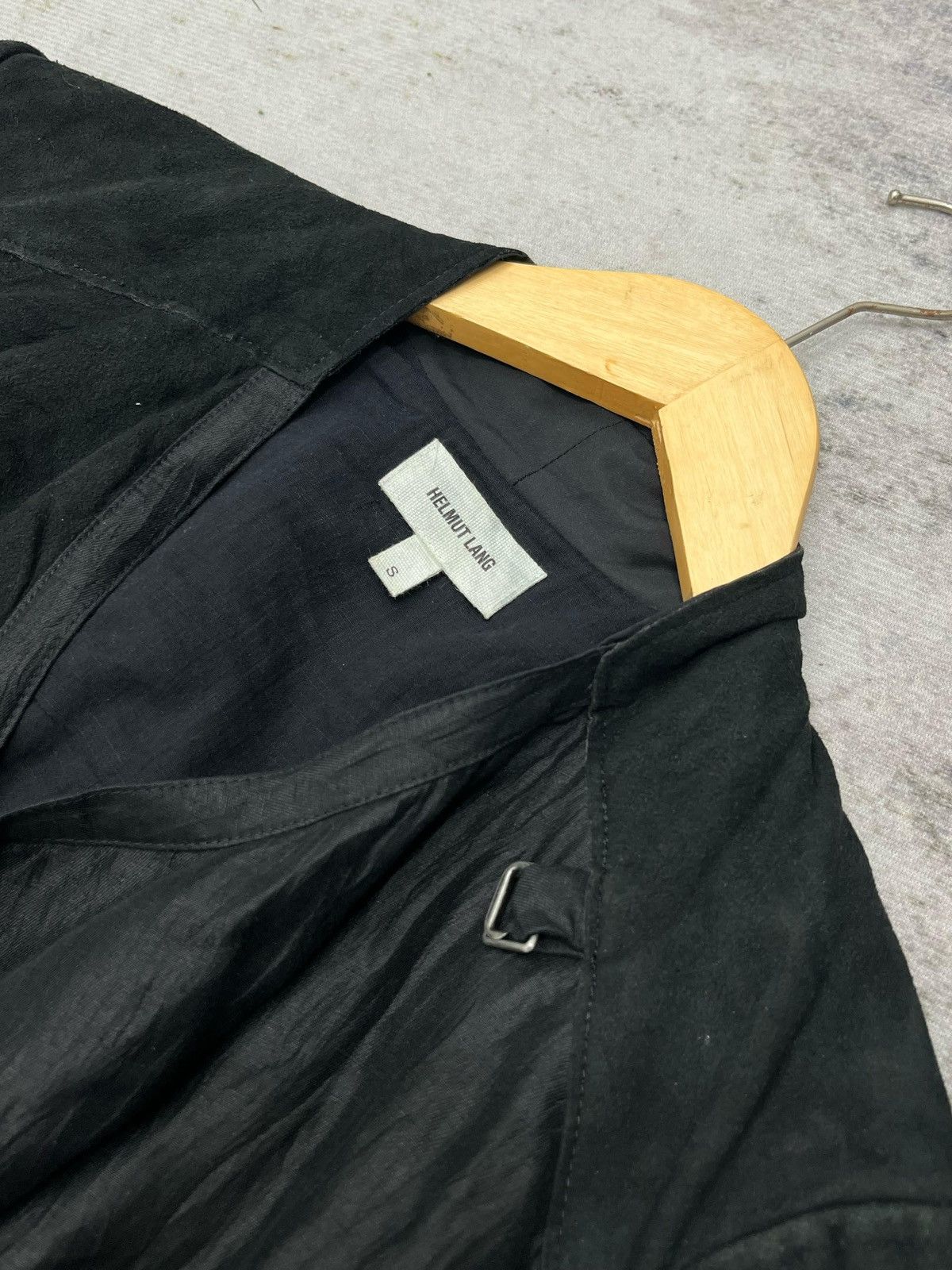 Helmut Lang × Vintage 1990s Helmut Lang Hybrid Belt Coat Vampire Jacket Size US S / EU 44-46 / 1 - 9 Thumbnail