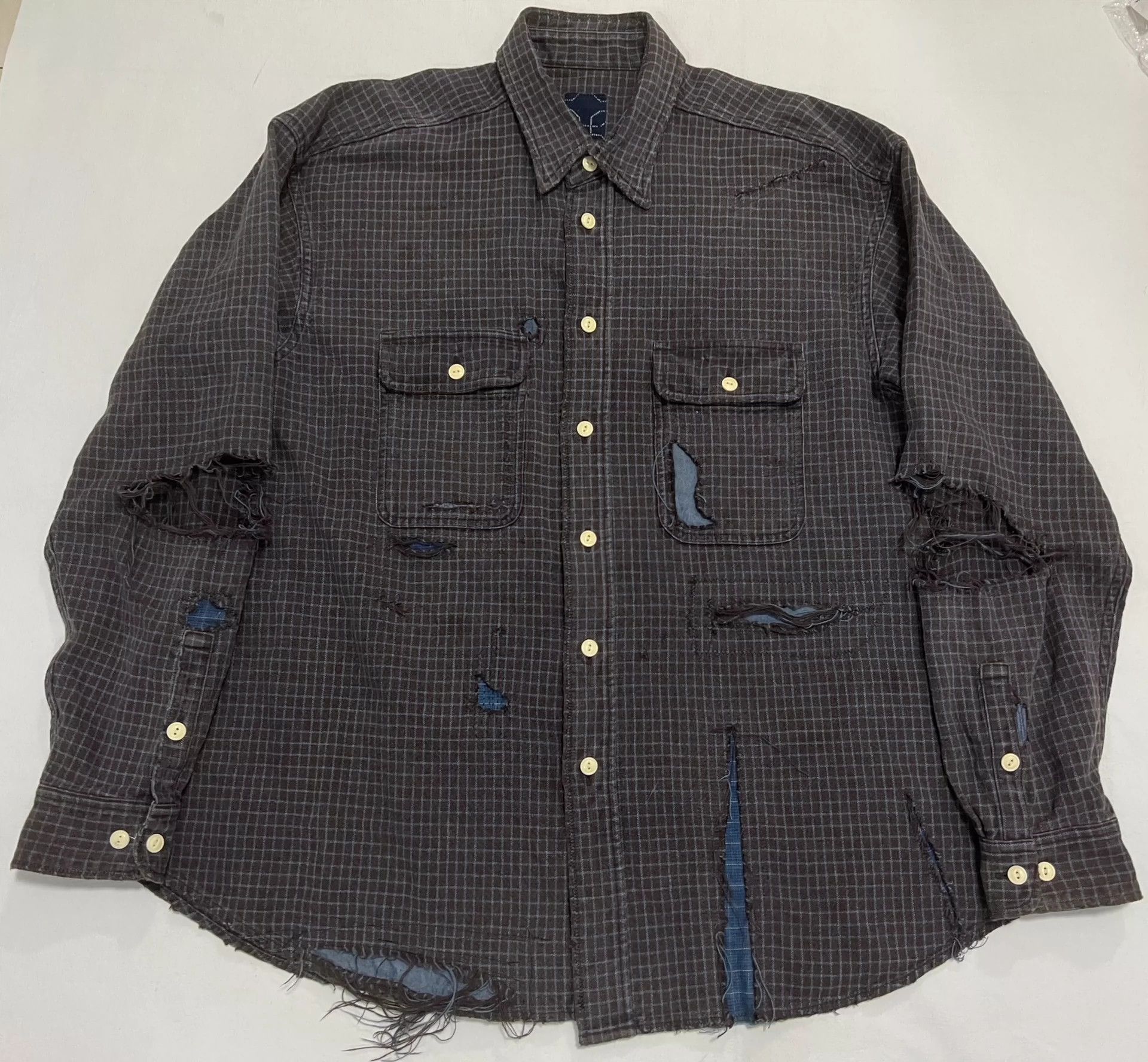 Visvim visvim 20 ict grand river shirt Size US S / EU 44-46 / 1 - 1 Thumbnail