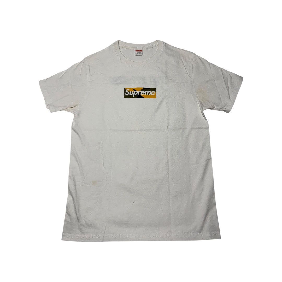Supreme Supreme FW23 Camo Box Logo Tee White | Grailed