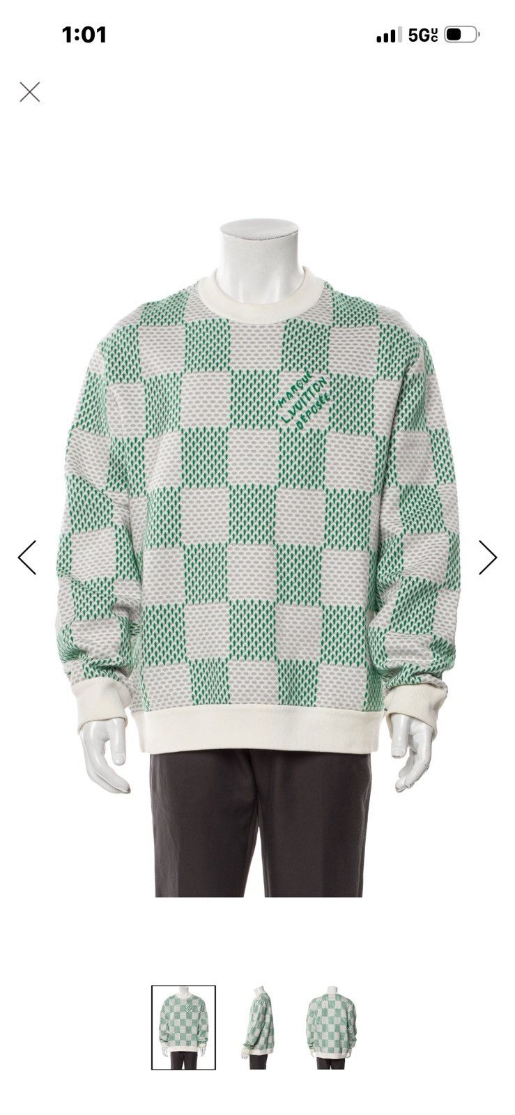 Louis Vuitton Louis Vuitton Luxury Long-Sleeve Sweater Size US S / EU 44-46 / 1 - 9 Thumbnail