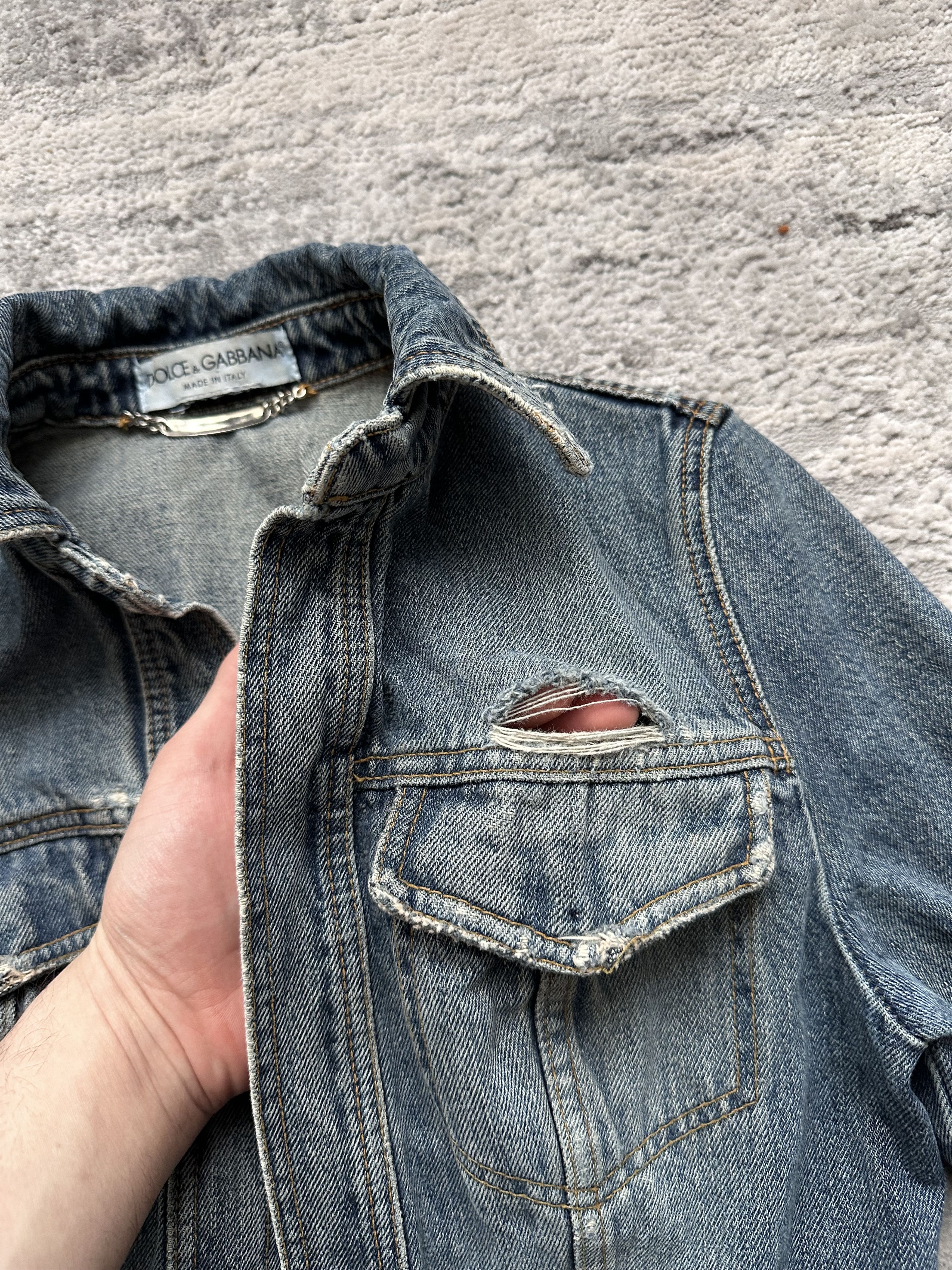 Dolce & Gabbana Dolce Gabbana jeans jacket Size S / US 4 / IT 40 - 6 Thumbnail