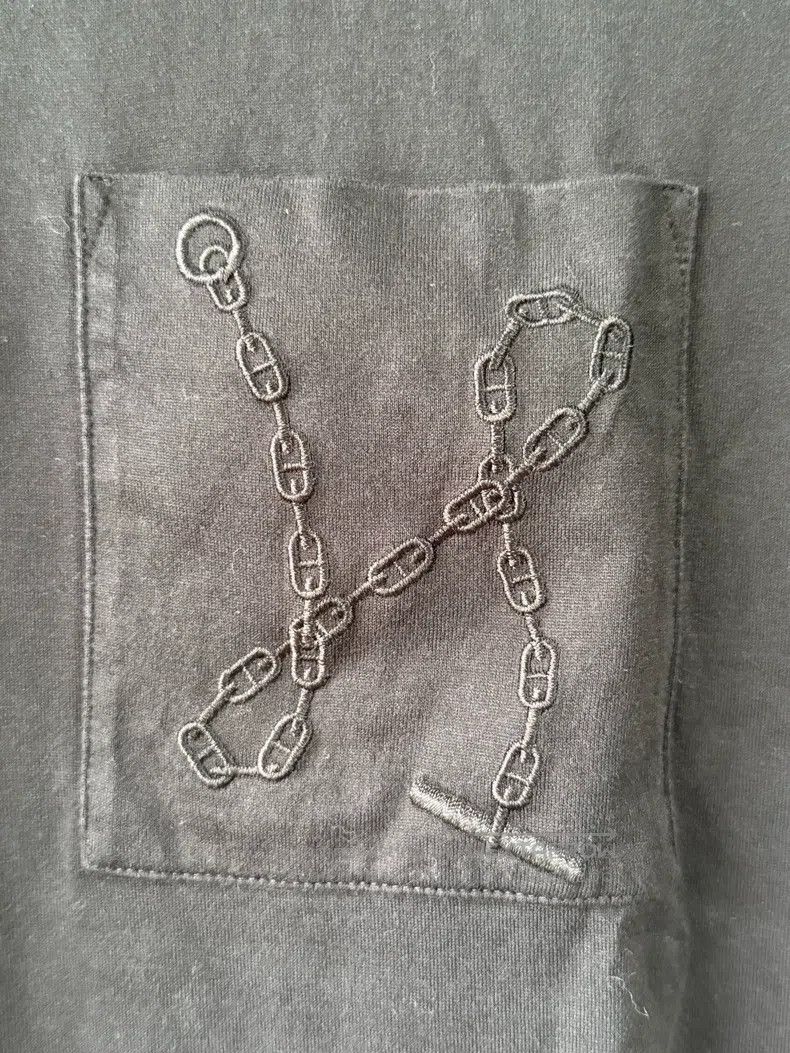 Hermes Hermes black dress with delicate chain embroidery pattern Size XS / US 0-2 / IT 36-38 - 4 Thumbnail