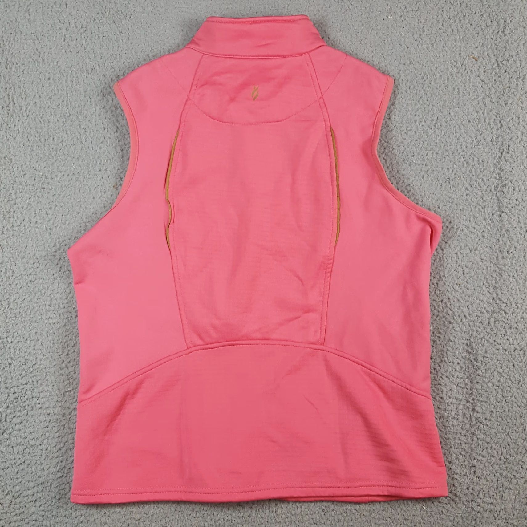 Pinko VINTAGE Lopez Fleece Lined Sleeveless Windbreaker Vest Women's M Pink Zip Up Golf Jacket Size M / US 6-8 / IT 42-44 - 7 Thumbnail