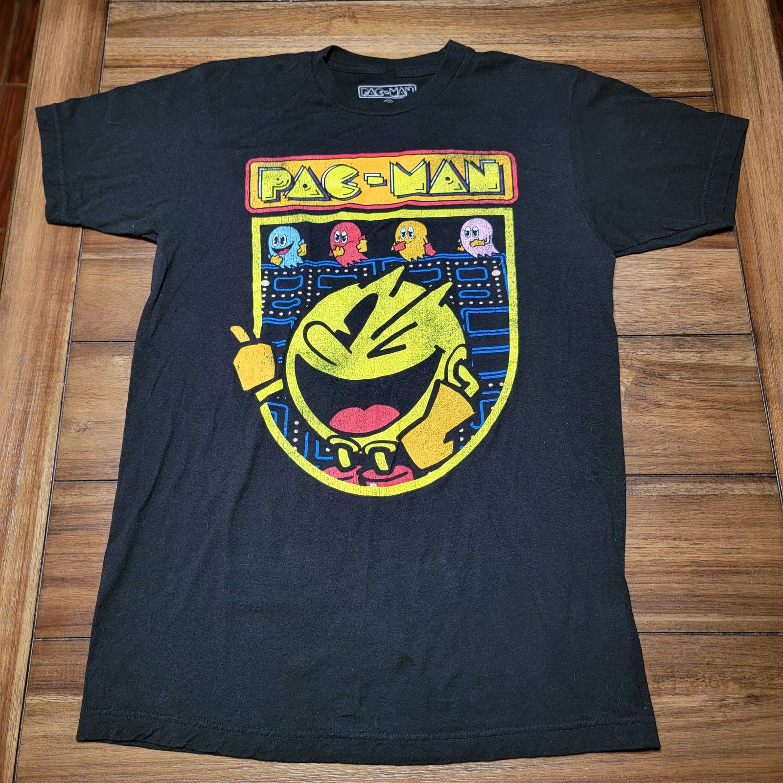 Other Pac-Man Black Unisex Tee Retro Design - Size Medium Size US M / EU 48-50 / 2 - 1 Thumbnail