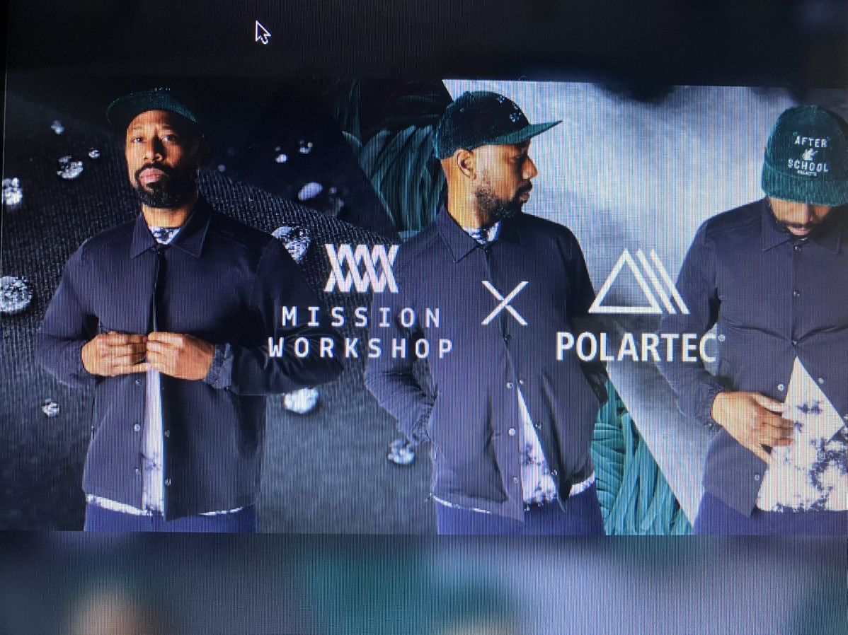 Asp X Mission Workshop squad polartec neoshell coach jacket