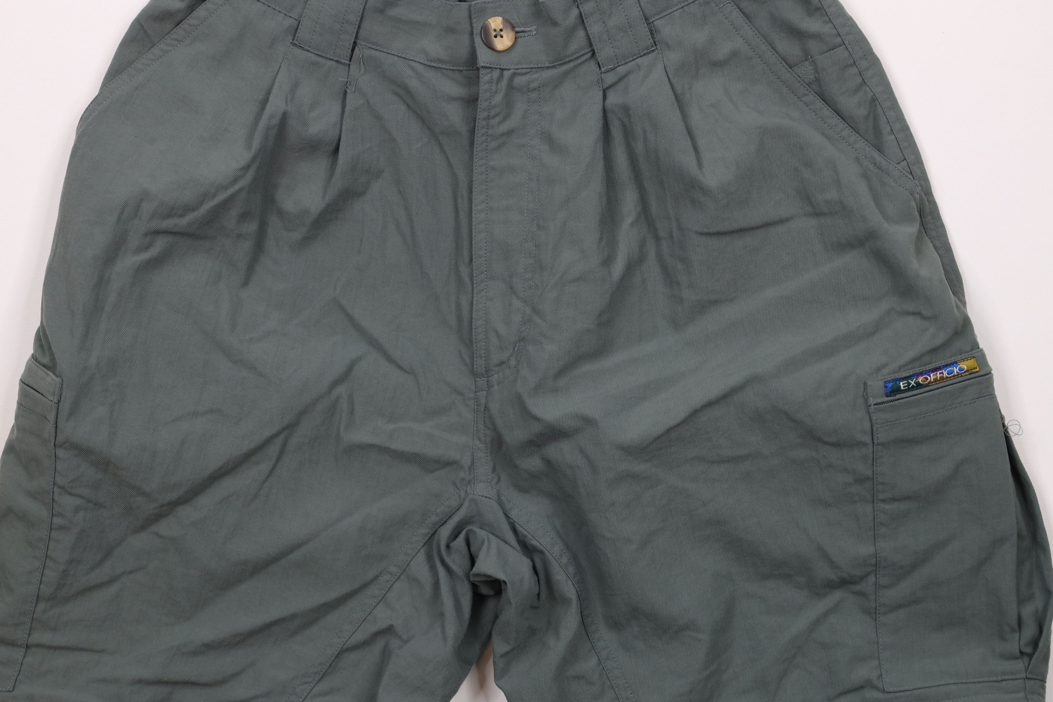 ExOfficio × Vintage Vinage 90s ExOfficio Pleated Hiking Trail Cargo Shorts Size 28" / US 6 / IT 42 - 3 Thumbnail