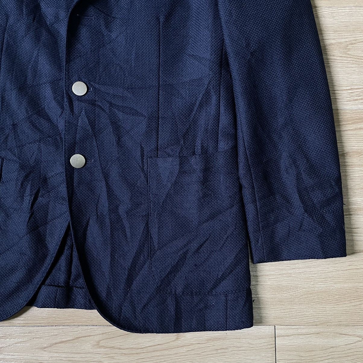 Boglioli 🇮🇹 Boglioli Milano Italy Blazer Virgin Wool Navy Blue Size US S / EU 44-46 / 1 - 7 Thumbnail