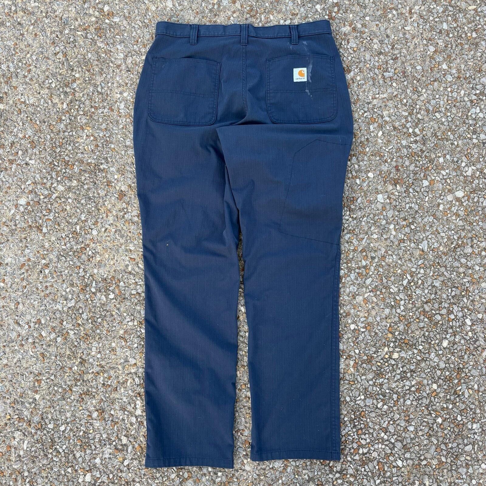Carhartt Vintage navy blue Carhartt pants Size US 34 / EU 50 - 6 Thumbnail