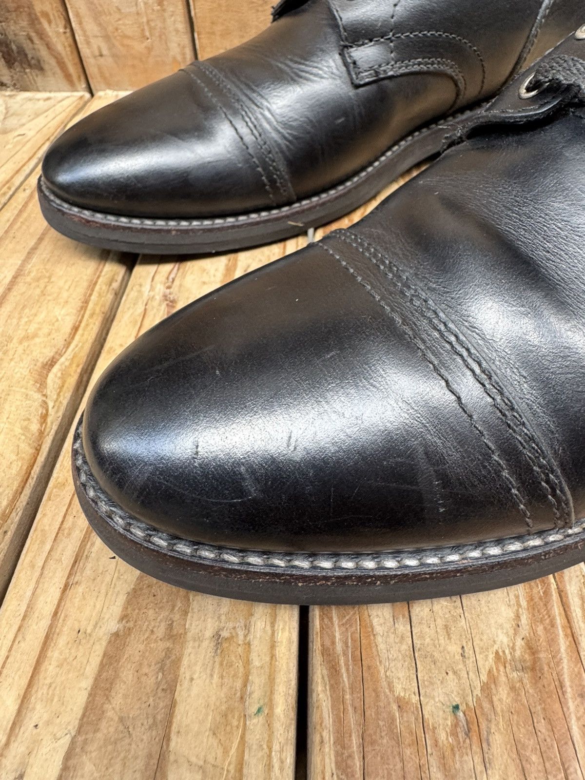 Thursday Boot Company Thursday boots company captain black cap toe leather boots Size US 10 / EU 43 - 13 Thumbnail