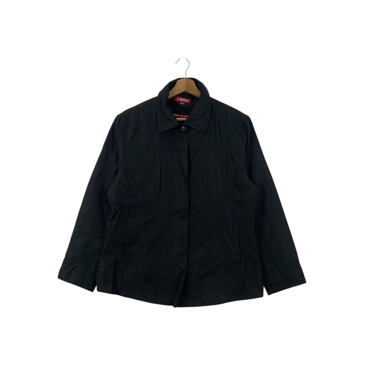 Vintage Vintage UP RENOMA PARIS Uniforme Prestige Black Jacket Parka Size L / US 10 / IT 46 - 1 Thumbnail
