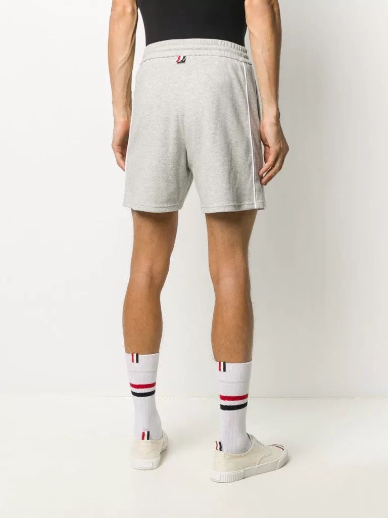 Thom Browne Thom Browne - Interlock Seamed 4-Bar Track Shorts Size US 34 / EU 50 - 2 Thumbnail