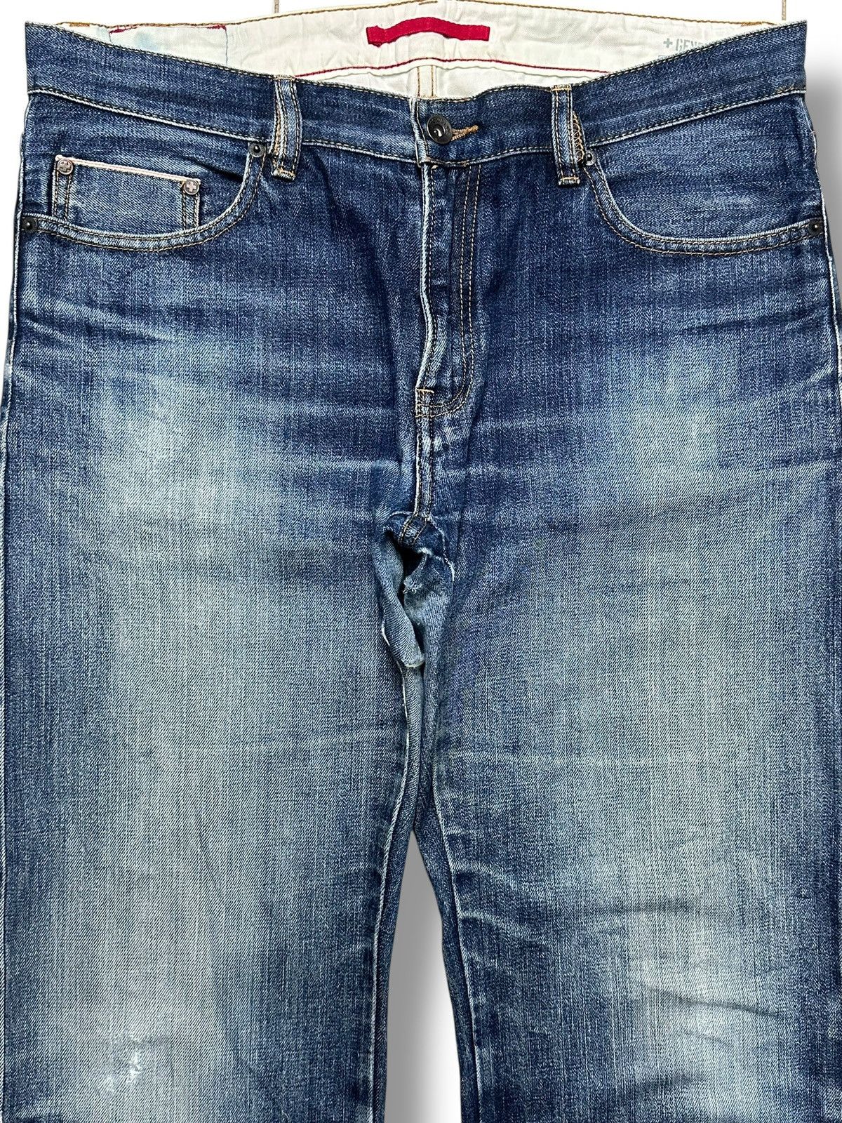 Victorinox Vintage Victorinox Premium Selvage Denim Light Blue Wash Size US 36 / EU 52 - 2 Thumbnail