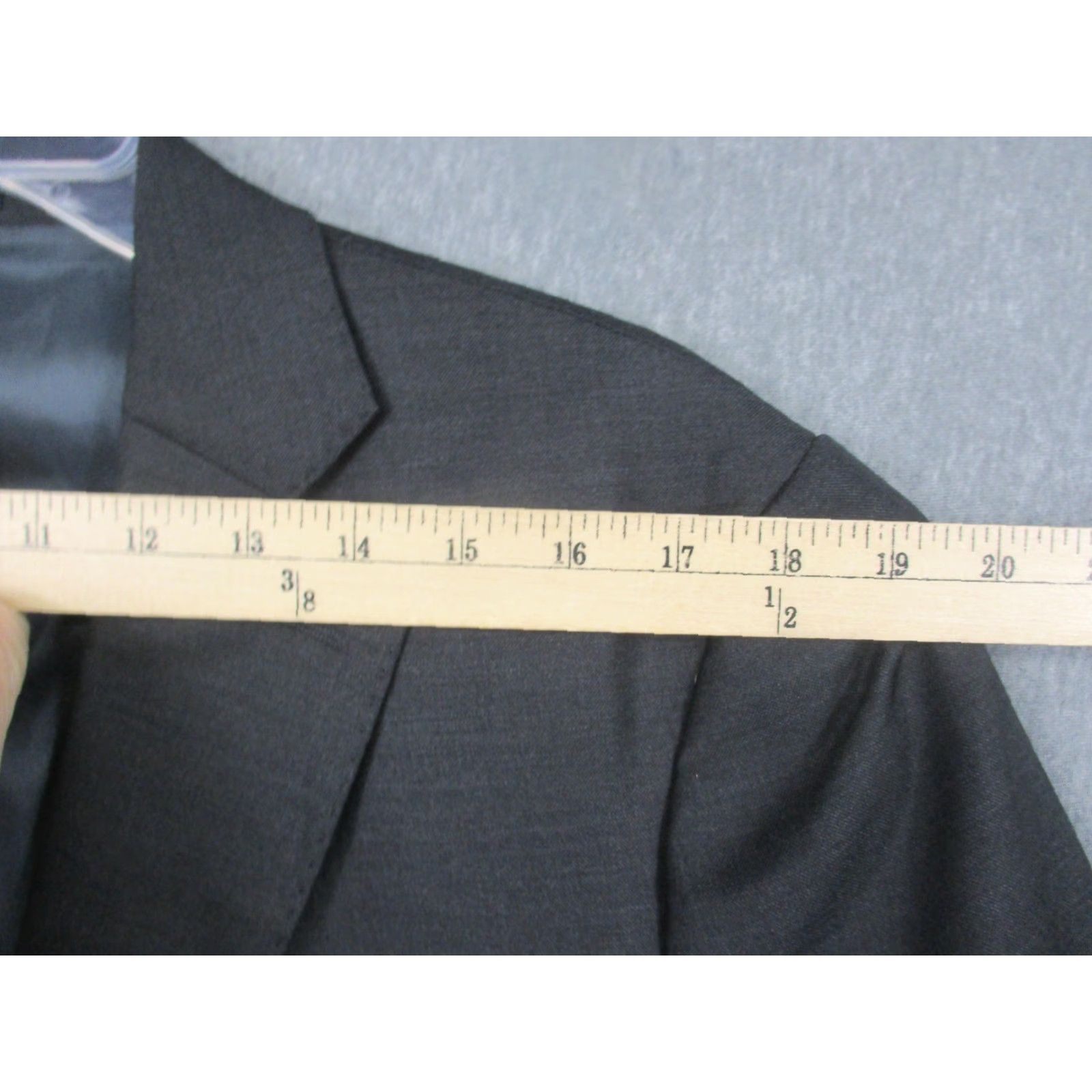 Peter Millar Peter Millar Sport Coat Mens 42R Gray 100% Wool Two-Button Notch Lapel Suit Jacket Romania Mens Size 42R - 6 Thumbnail