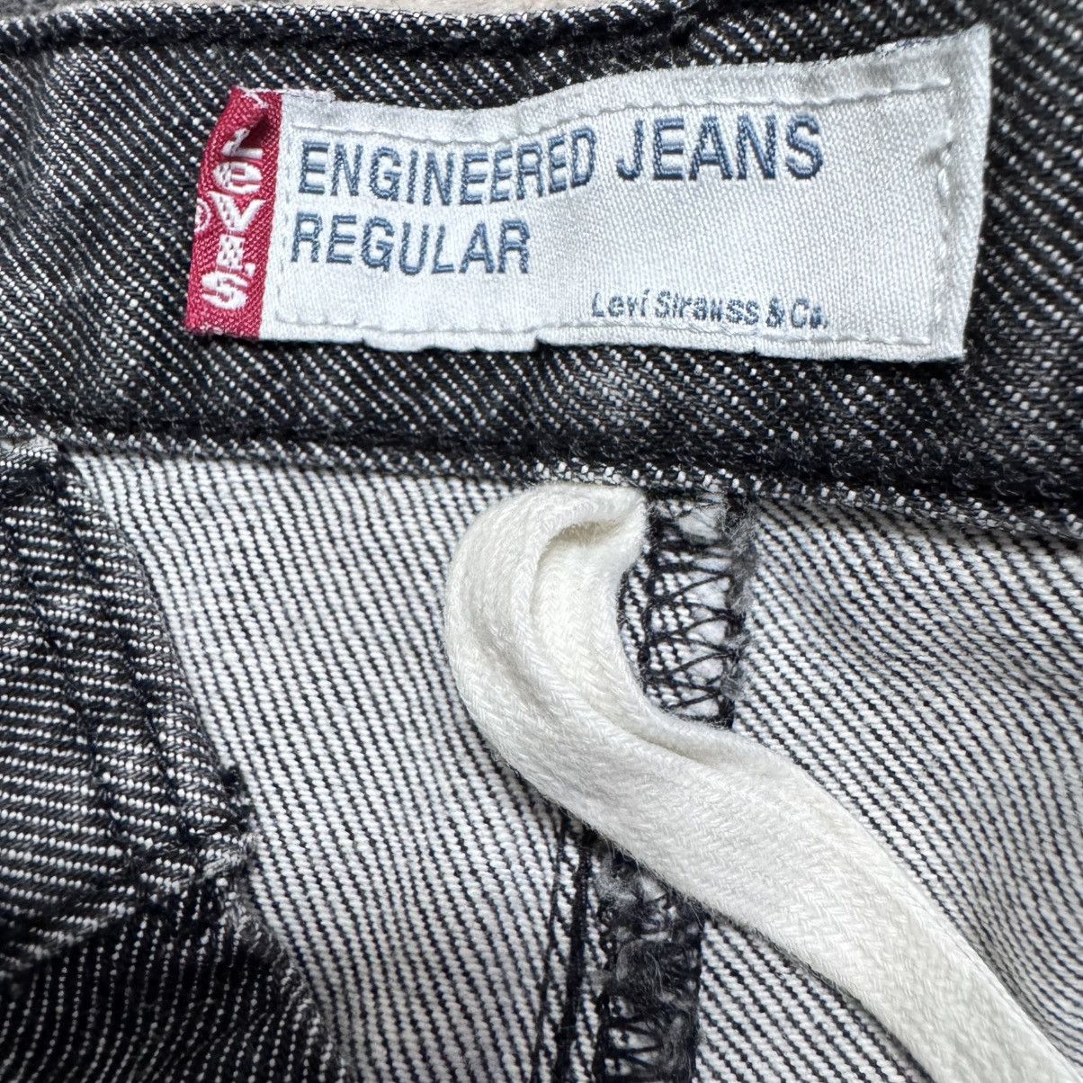 Levi's Vintage Levis Engineered Black Denim Baggy Jeans Size US 32 / EU 48 - 18 Thumbnail