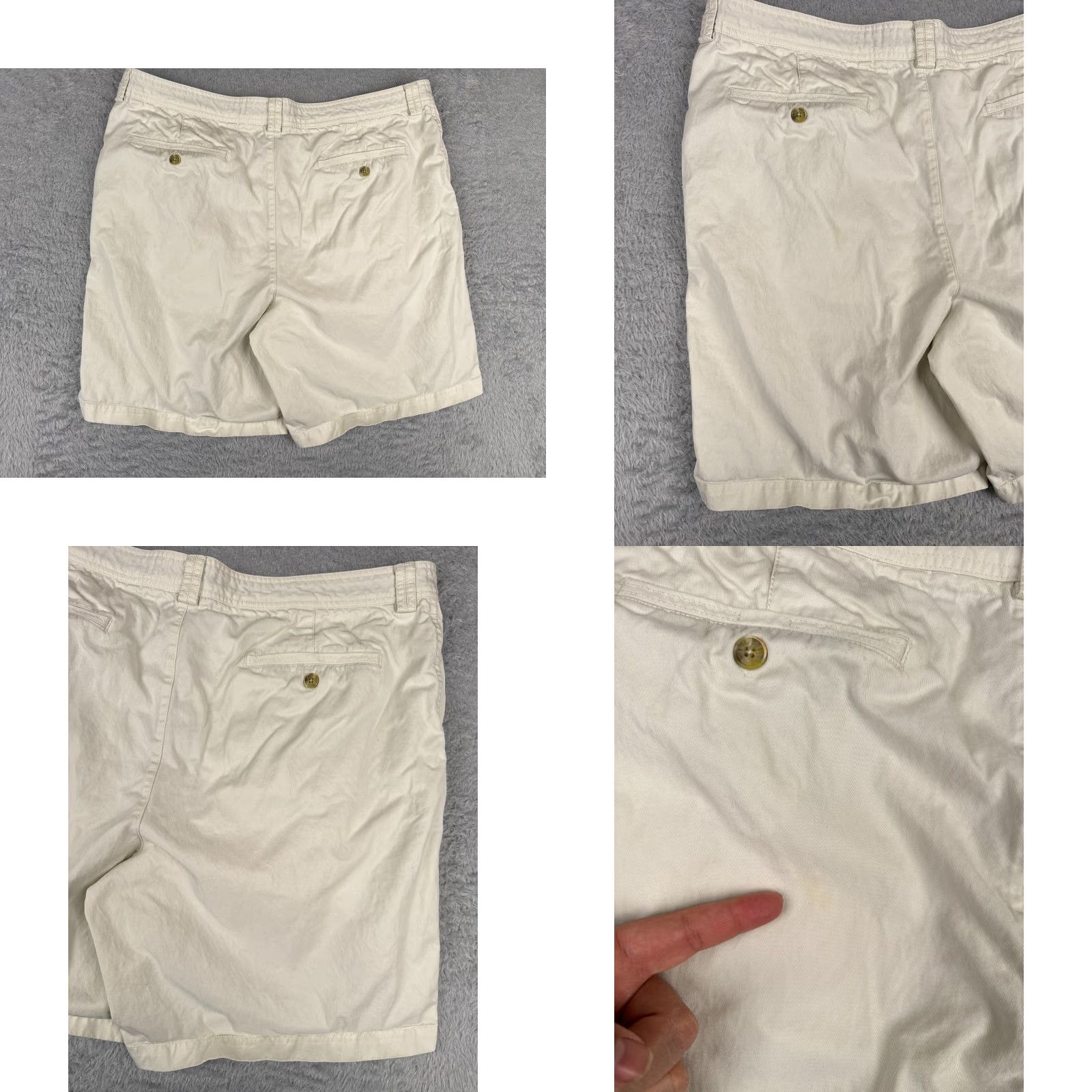 Tommy Bahama Tommy Bahama Shorts Men 38 White Chino Cotton Tencel Blend Flat Front 38x9 Size US 38 / EU 54 - 9 Thumbnail