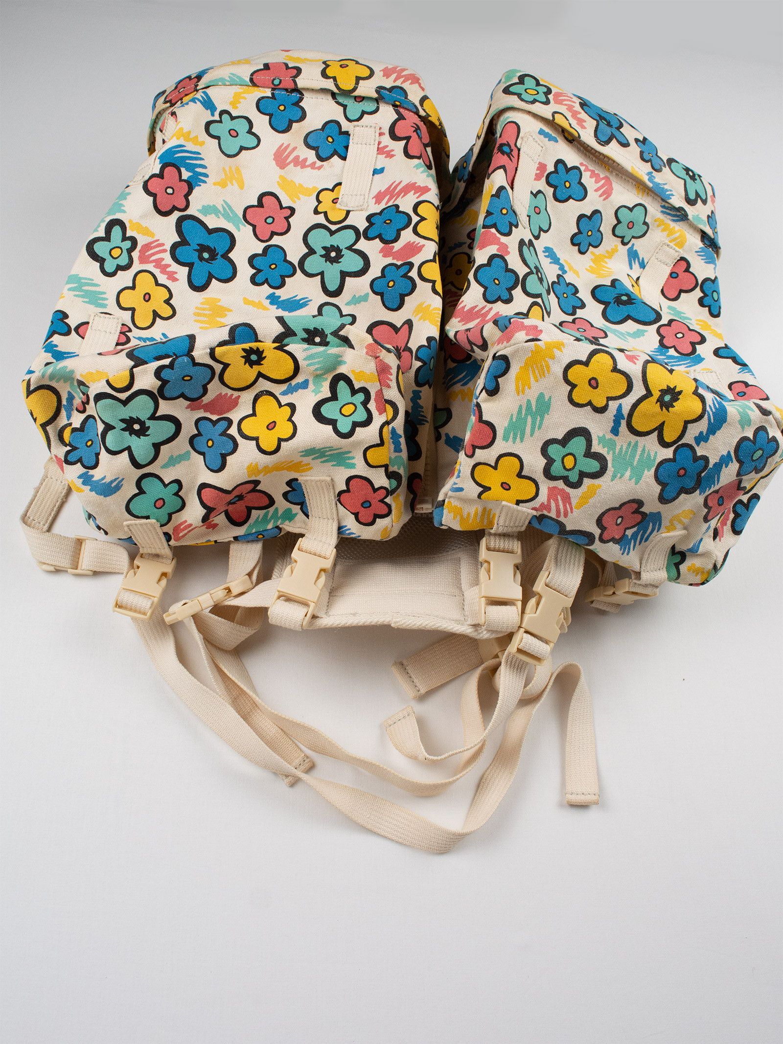 Bernhard Willhelm Bernhard Willhelm - S/S 2003 - floral double backpack Size ONE SIZE - 6 Thumbnail