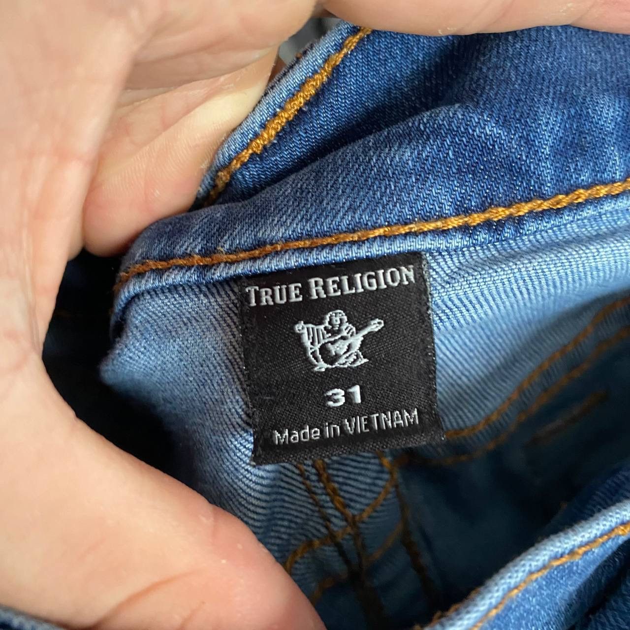 Japanese Brand × True Religion Vintage True Religion Big Logo y2k opium streetwear jeans Size US 31 - 14 Thumbnail