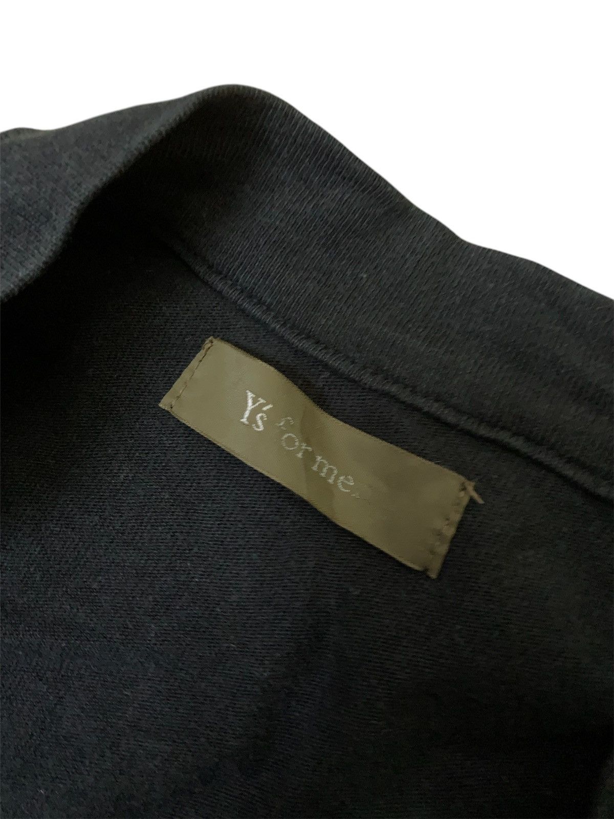 Yohji Yamamoto 💥Final💥Yohji Yamamoto Ys For Men Black Shirt Size US XS / EU 42 / 0 - 9 Thumbnail
