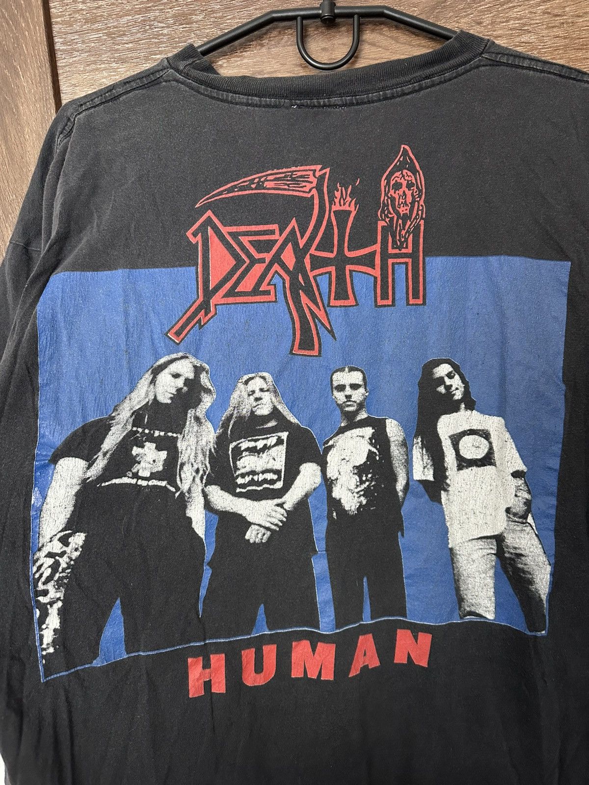 Band Tees 1991 Death Human Vintage Band Rock T-Shirt Tee Size US L / EU 52-54 / 3 - 9 Thumbnail