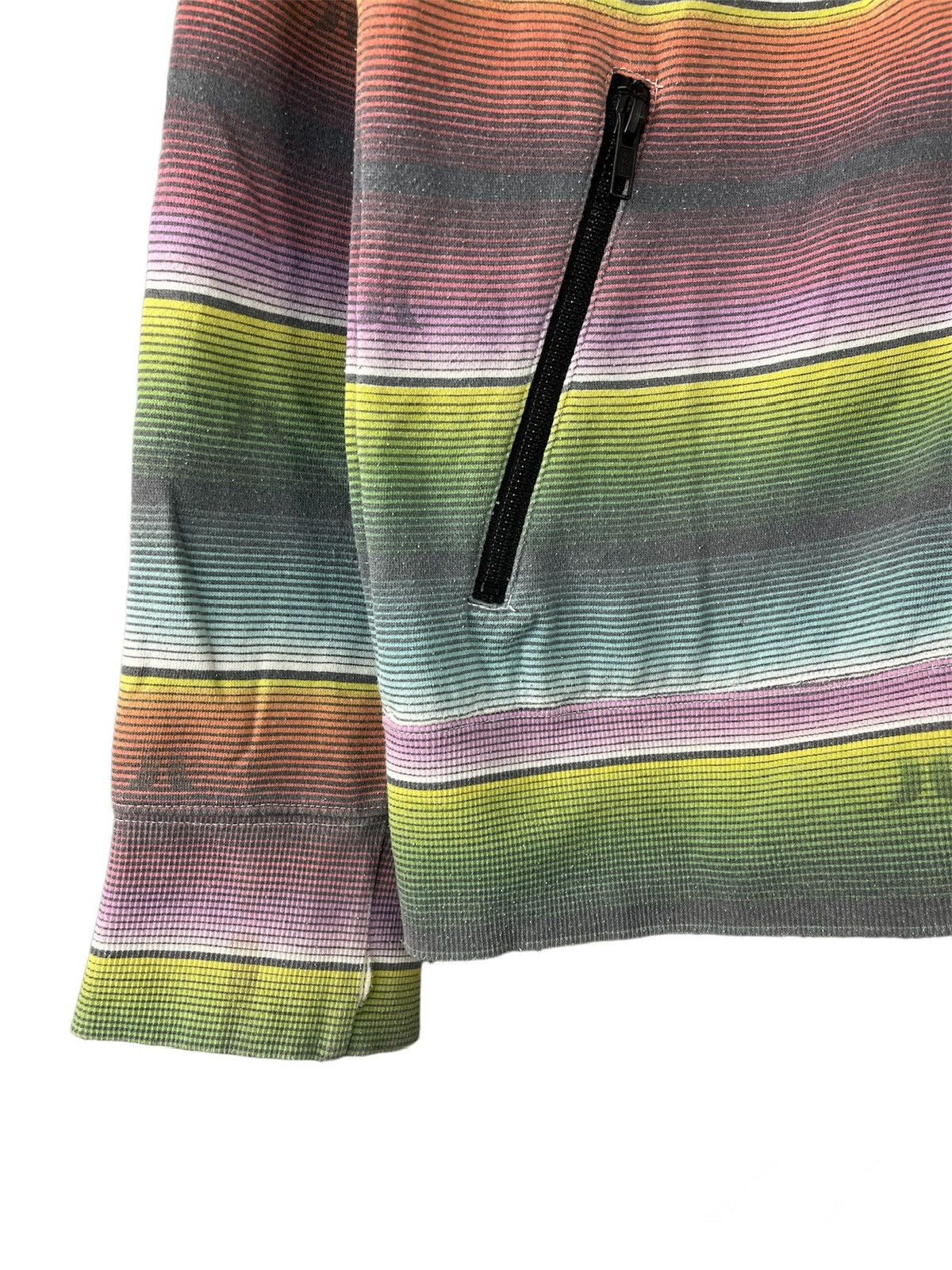 Hurley × Vintage Hurley Striped Full Zip Vintage Sweatshirt Size US S / EU 44-46 / 1 - 7 Thumbnail