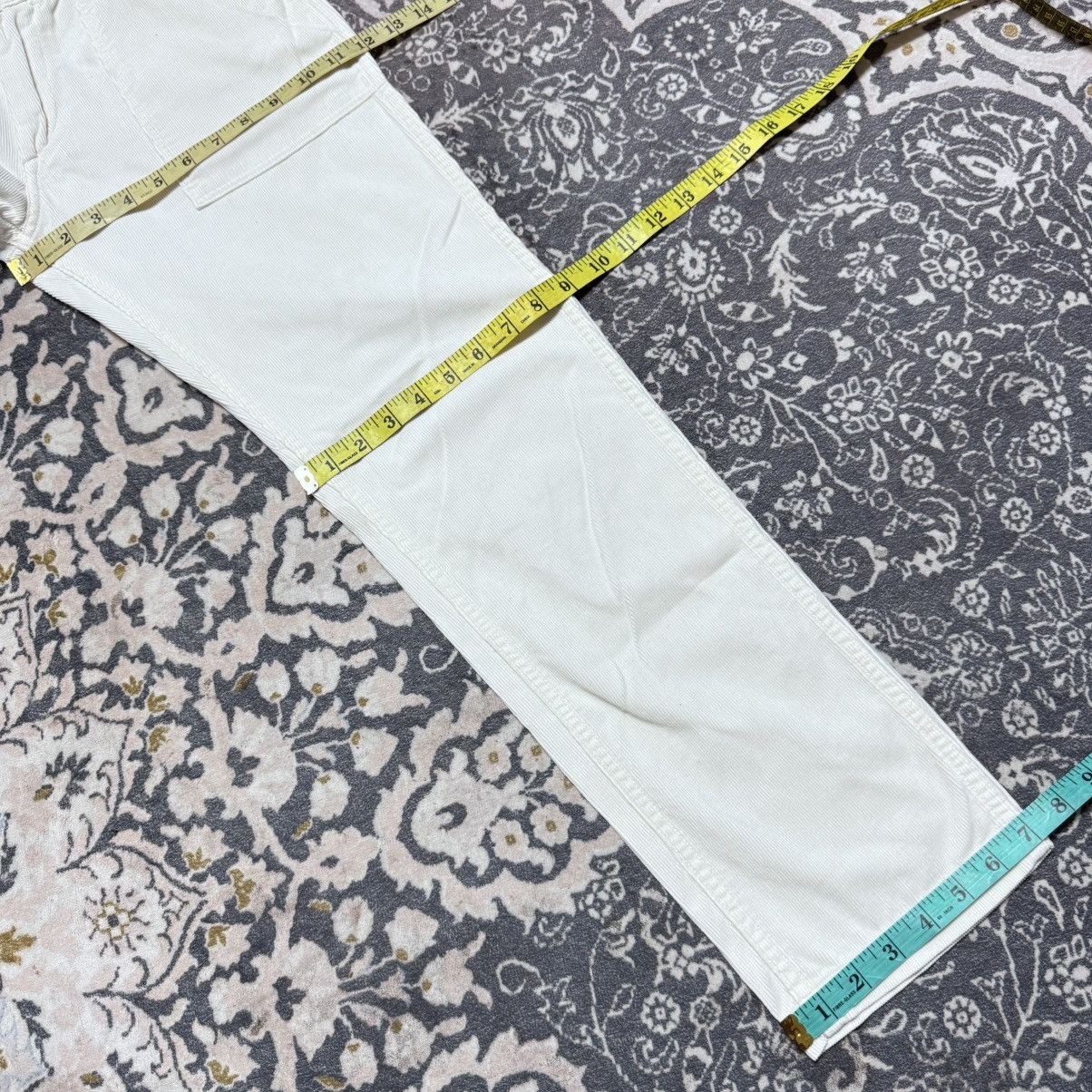 Danton Vintage Danton White Corduroy Fatigue Pants Size US 29 - 16 Thumbnail
