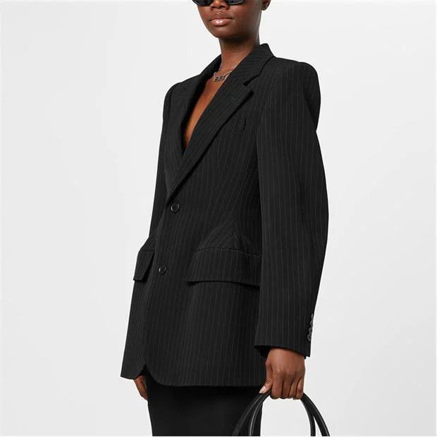 Balenciaga o1g2r1mq0924 Blazer in Black Size M / US 6-8 / IT 42-44 - 3 Thumbnail