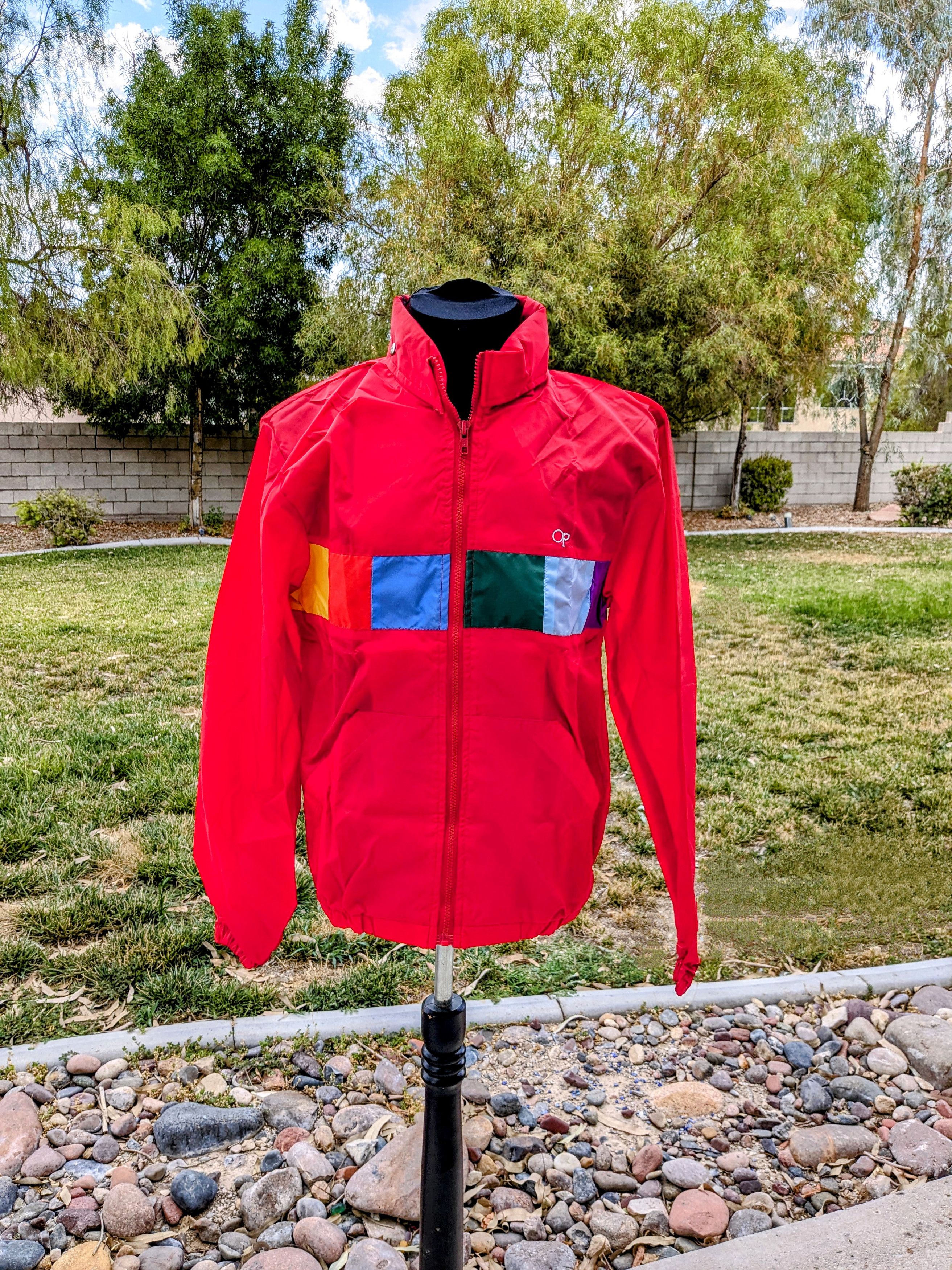 Ocean Pacific 80s Ocean Pacific Montabert2Windbreaker Jacket OP Colorblock Size US M / EU 48-50 / 2 - 1 Thumbnail