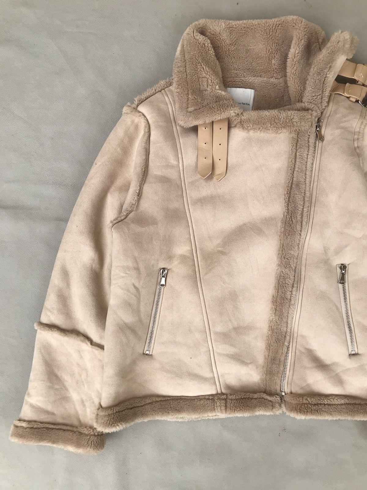 If Six Was Nine Japanese Shearling Fur Heavy Jacket lgb ifsix kmrii style Size US M / EU 48-50 / 2 - 2 Thumbnail