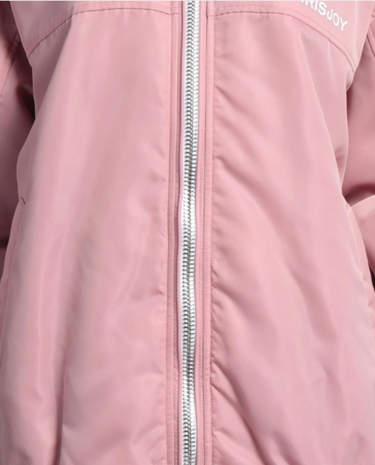Khrisjoy Pink Khrisjoy logo-print bomber jacket Sz 1, Ret.$1299 Size M / US 6-8 / IT 42-44 - 4 Thumbnail
