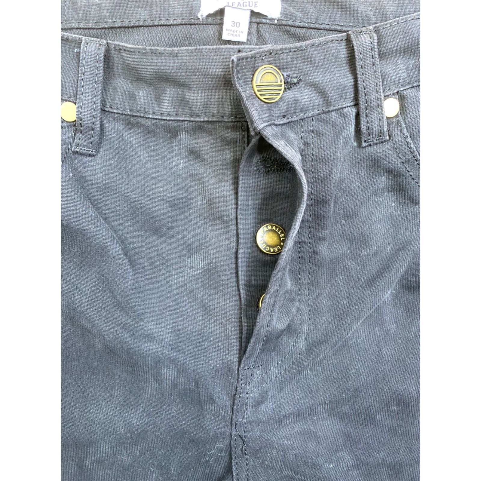 Vintage Parallel x League Jeans Mens 30x31 Black Straight Casual Regular 30 31 Inseam Jeans (Dark) Men Shirt? Size US 30 / EU 46 - 6 Thumbnail