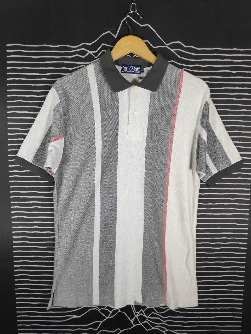 Chaps × Chaps Ralph Lauren × Polo Ralph Lauren Vtg 90s Chaps Ralph Lauren Striped Multicolor Polo Size M Size US M / EU 48-50 / 2 - 1 Thumbnail