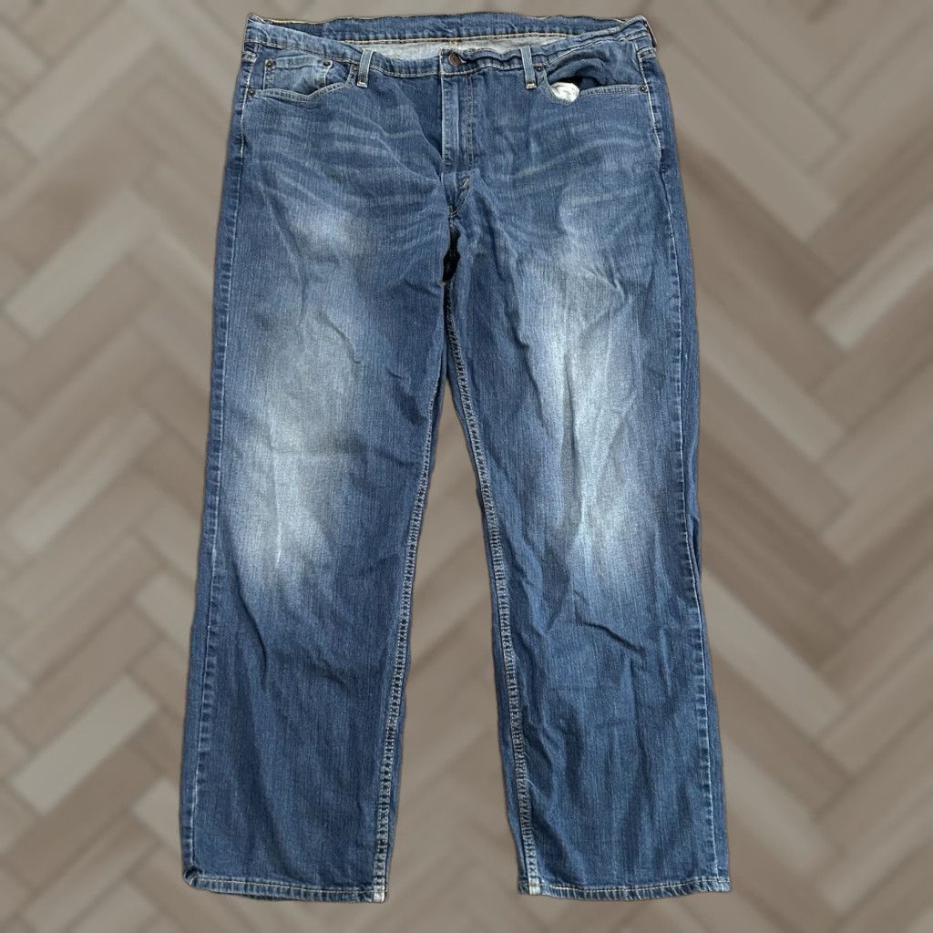Levi's Levi's 559 Relaxed Straight Fit Blue Denim Jeans Mens Sz 44x32 Size US 44 / EU 60 - 1 Thumbnail