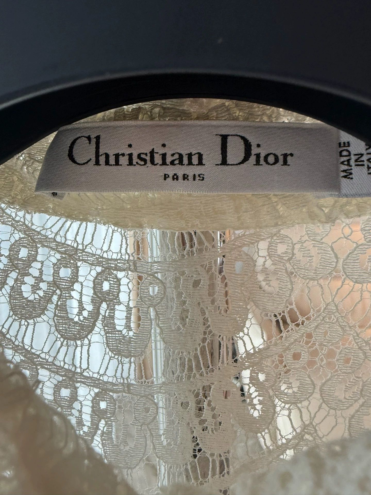 Dior Dior Lace Cutout Blouse 34 (Mint) Size XS / US 0-2 / IT 36-38 - 2 Thumbnail