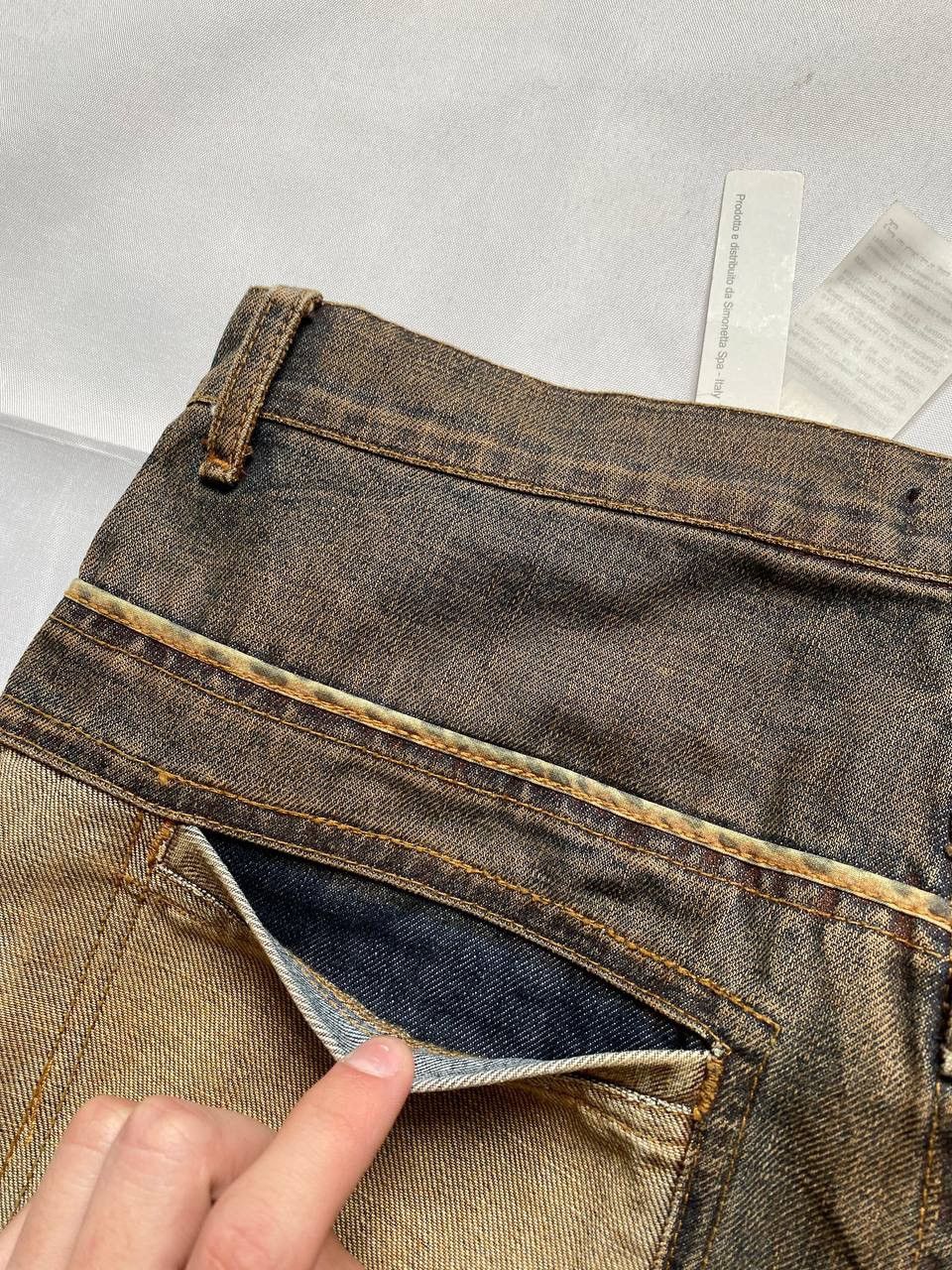 Designer × Roberto Cavalli × Vintage Roberto Cavalli Angels Women’s Y2K brand new Denim Jeans Size 28" / US 6 / IT 42 - 7 Thumbnail