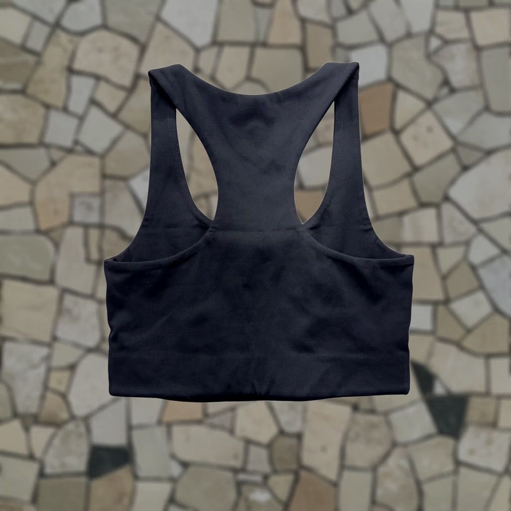 Girlfriend Collective Girlfriend Collective Black Racerback Sports Bra XS Recycled Polyester #9734 Ladies XS Black Racerback Sports Bra Size ONE SIZE - 1 Thumbnail
