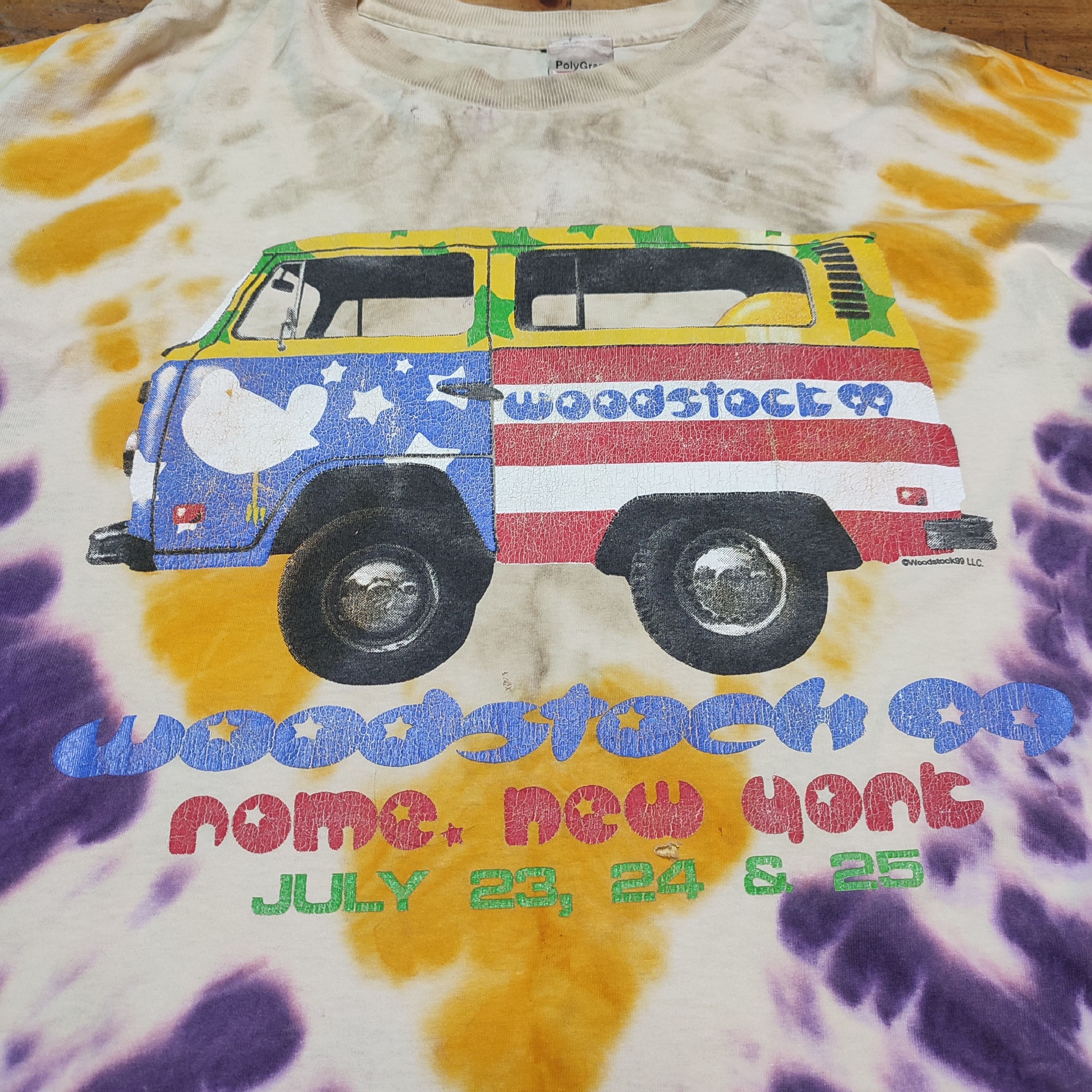 Liquid Blue × Vintage Vintage 1999 Woodstock Festival 99 T-shirt Size US XL / EU 56 / 4 - 3 Thumbnail