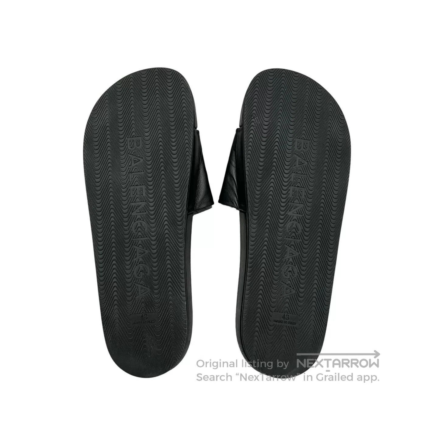 Balenciaga Balenciaga Classic Black Cola Slippers. Size US 10 / EU 43 - 3 Thumbnail
