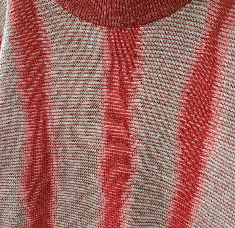 Issey Miyake issey miyake Red striped sweater Size US M / EU 48-50 / 2 - 3 Thumbnail