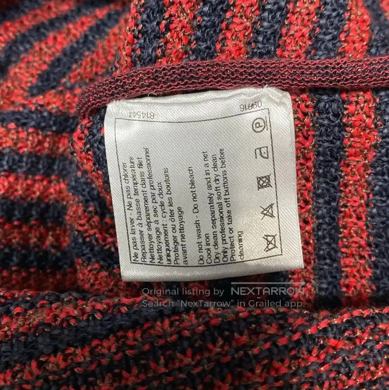 Chanel Chanel Red and Brown Striped Jacket . Size XXS / US 00 / IT 34 - 6 Thumbnail