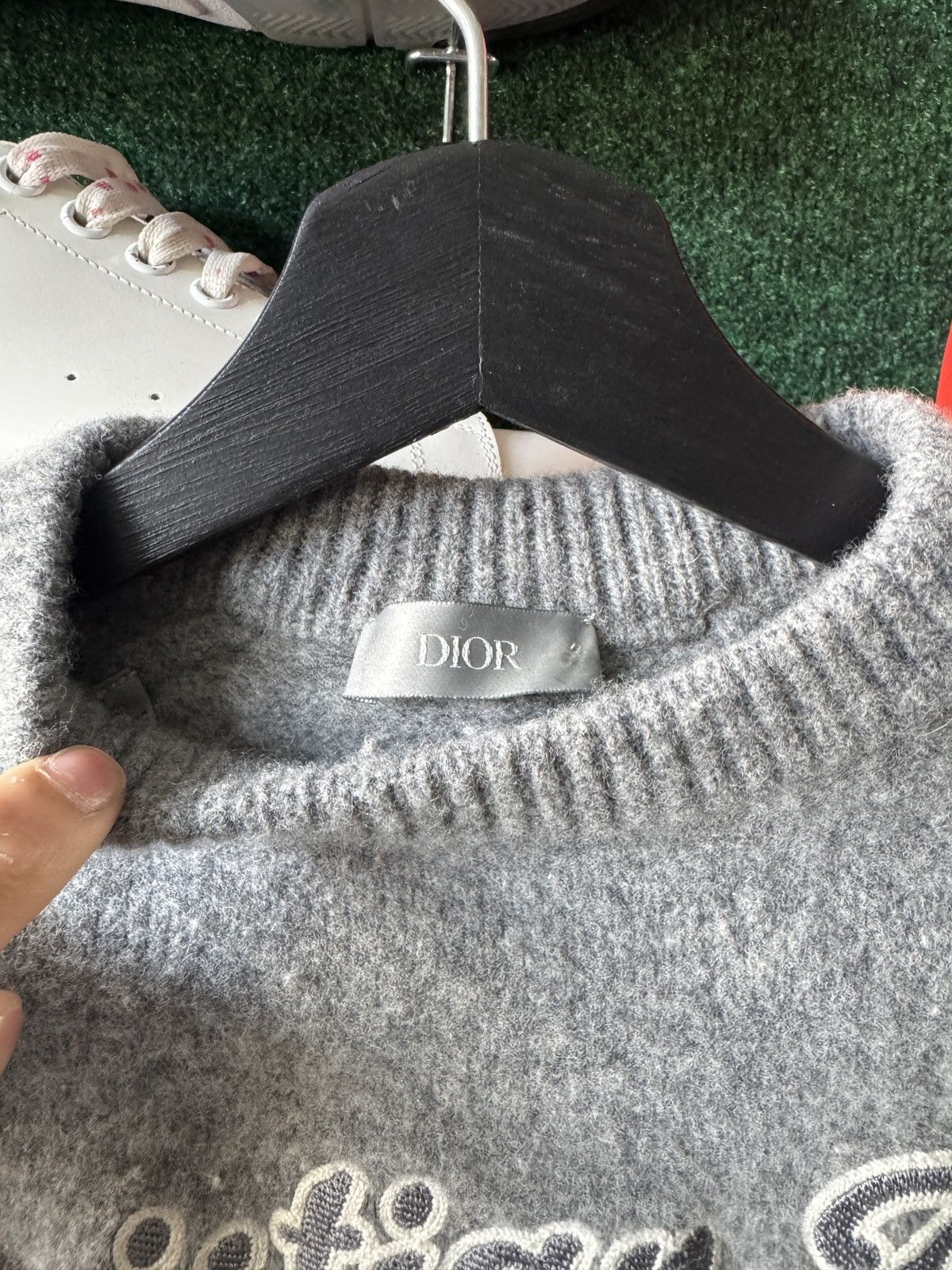 Dior Christian Dior Men's Atelier wool sweater Grey Size US XS / EU 42 / 0 - 3 Thumbnail