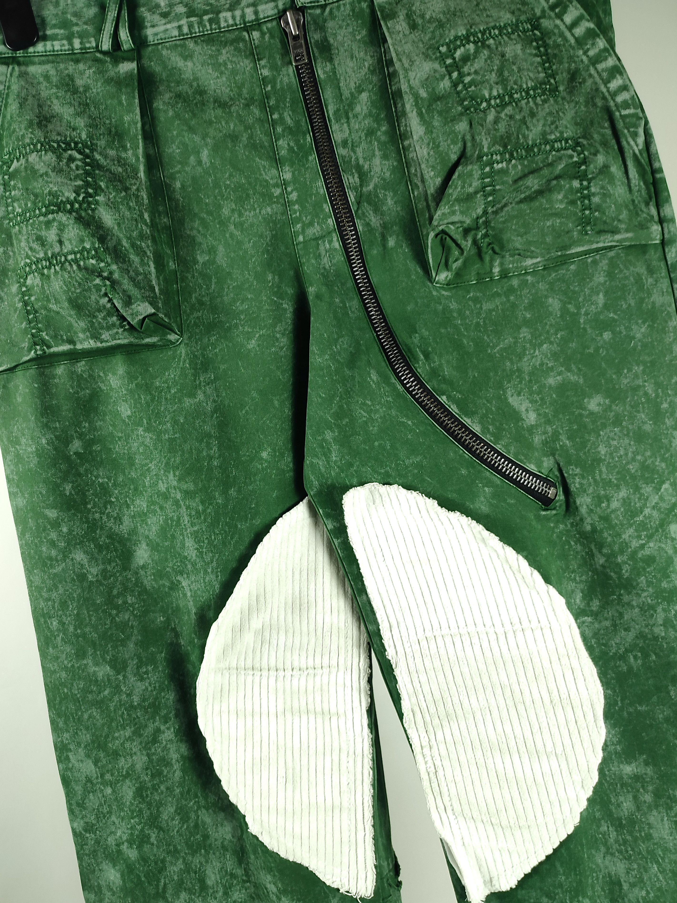 If Six Was Nine Atelier d’Roupa Patchwork Corduroy Garment Dyed Cargo Pants Size US 33 - 11 Thumbnail