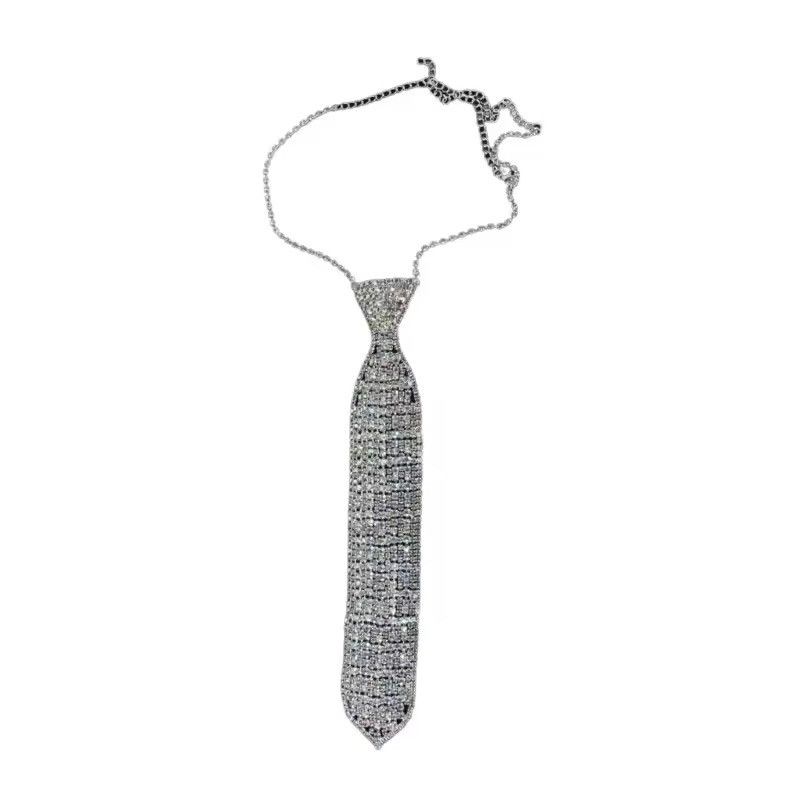 Other Shimmering Music Festival Necktie Glittering Crystal Size ONE SIZE - 2 Thumbnail