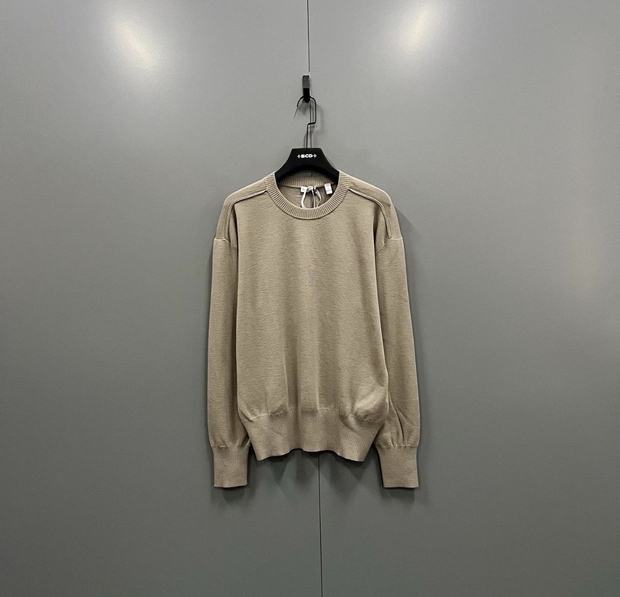 Burberry Beige Long Sleeve Knit Sweater Size US L / EU 52-54 / 3 - 1 Thumbnail