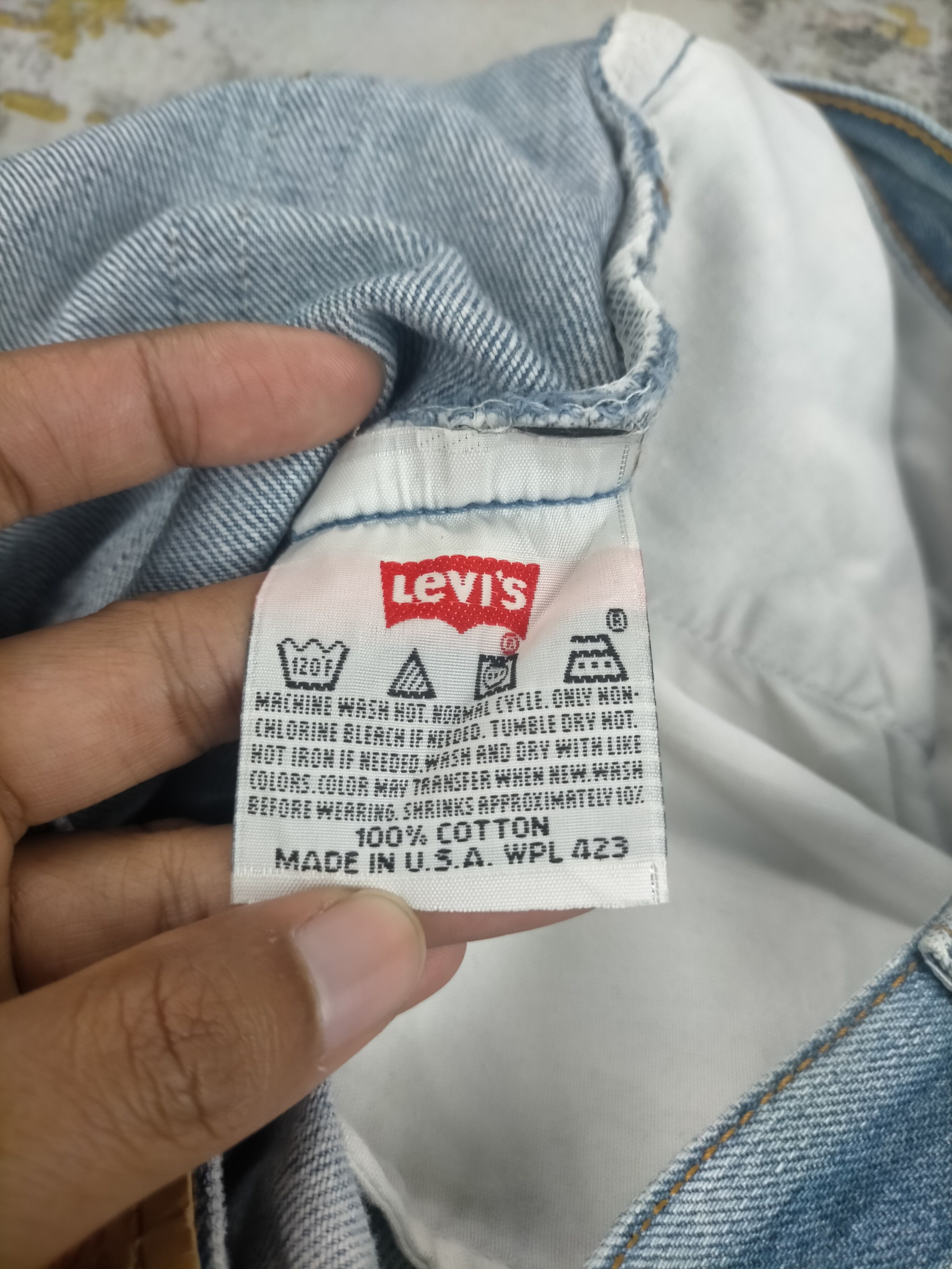 Levi's 🔥90s Levis 501 Button 524 Washed Distressed Jeans Size US 32 / EU 48 - 9 Thumbnail