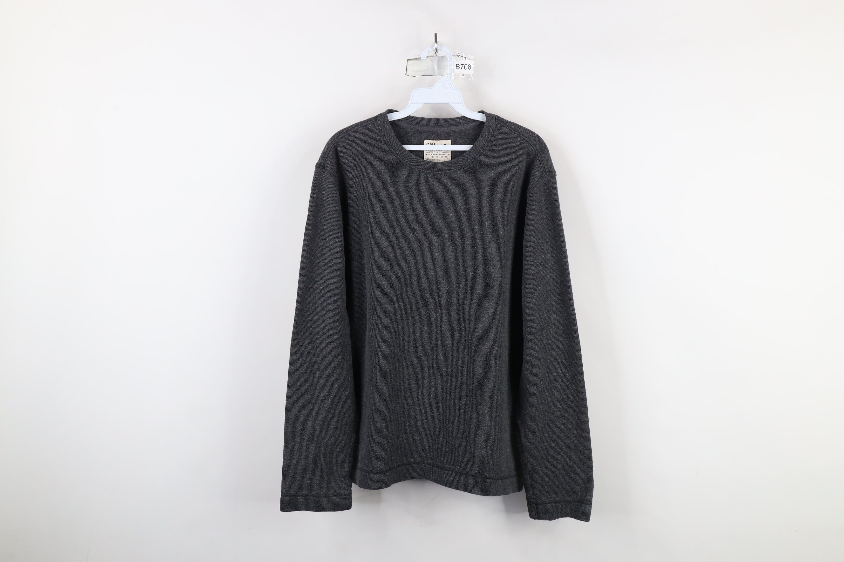Gap × Vintage Vintage Y2K Gap Heavyweight Ribbed Knit Long Sleeve T-Shirt Size US M / EU 48-50 / 2 - 1 Thumbnail